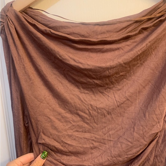 Free People Intimately El Sol Soft Knit Long Sleeve Layering Top Size Large - Picture 3 of 6